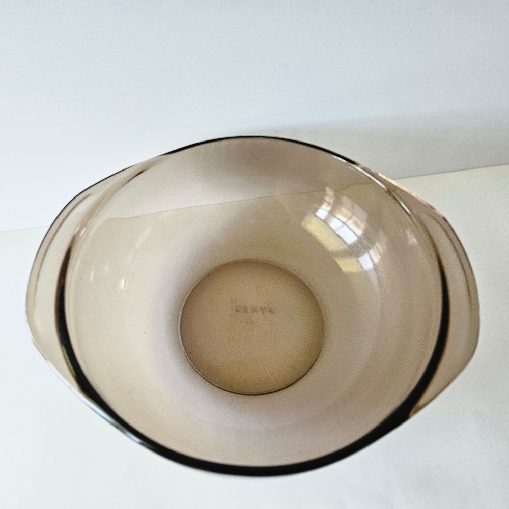 Vtg Pyrex Visions 024 Casserole Dish - 2 Liter Amber Glass NO LID